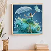 Belle jupe fille-sp&eacute;cial en forme de peinture de diamant-30 * 30cm