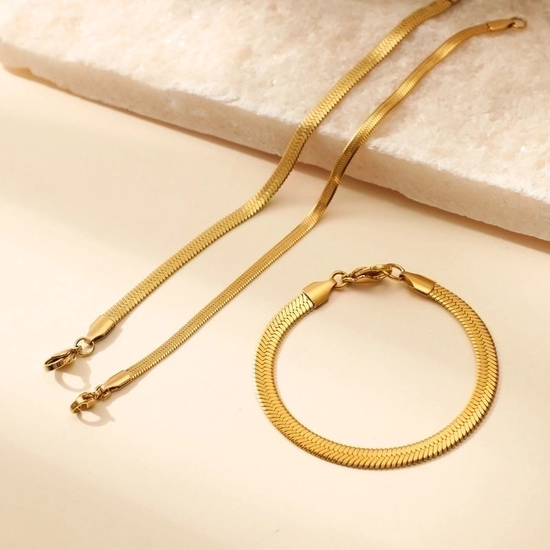 Fashion Geometric 304 Stainless Steel Stainless Steel Bracelets In Bulk