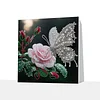 (Pre-Framed)Butterfly-Special Shape Diamond Painting Kit(25x25cm)