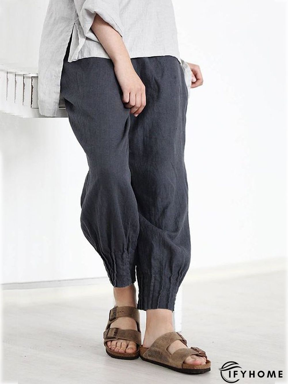 Casual Solid Pants | IFYHOME