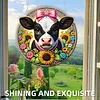 Cow DIY Diamond Painting Hanging Pendants Acrylic Crafts Kit for Home Wall Decor