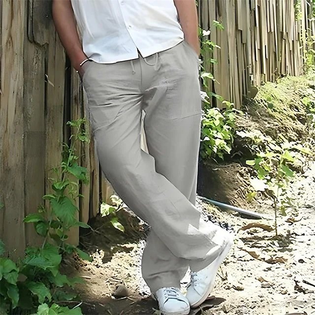 Men's Linen Pants-inspireuse