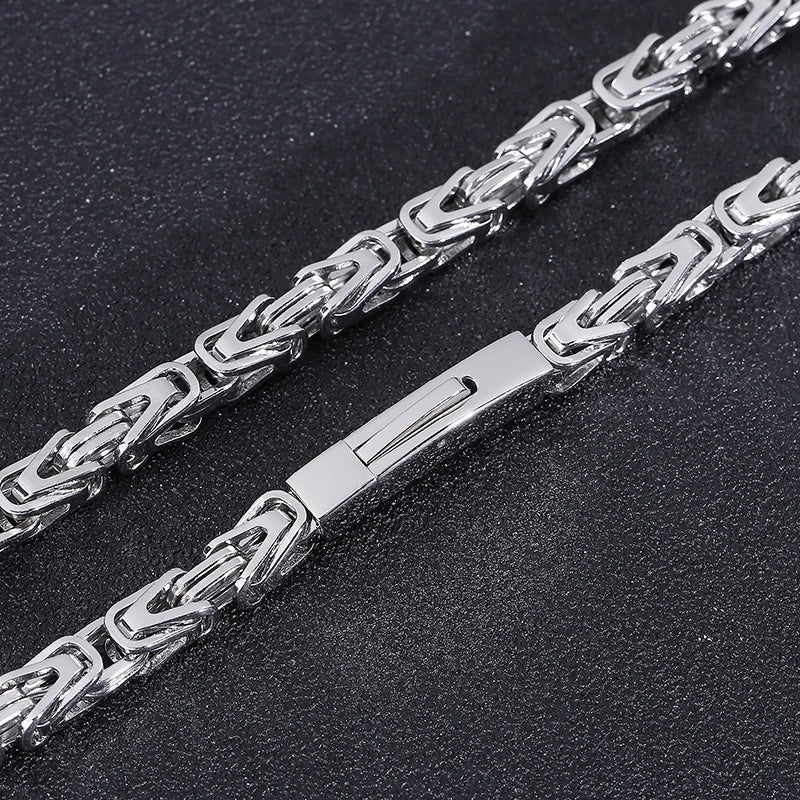 Jewelry Hip-Hop Geometric 304 Stainless Steel 18K Gold Plated Necklace