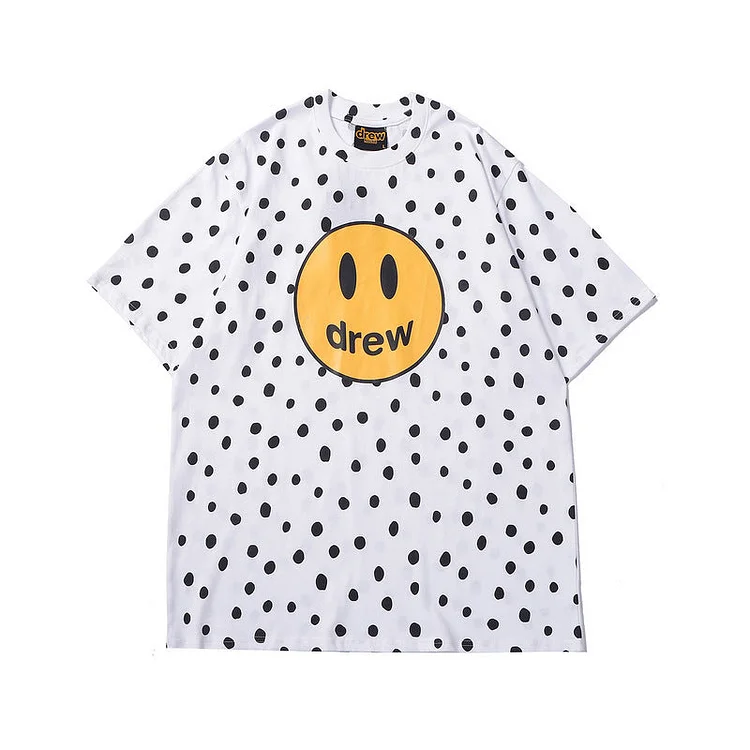 DREW Unisex Smiley Crew Neck Short T-Shirt