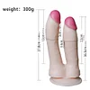 Demon Double-Headed Dildo With Suction Cup 18In