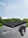 214x122cm Oxford Travel Trailer RV Cover Waterproof Trailer Flat Tarpaulin Cover