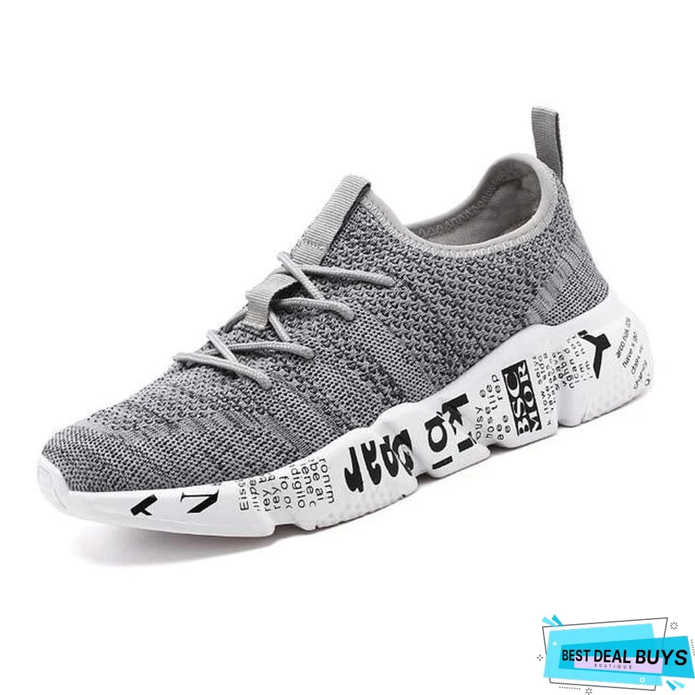 Men Casual High Quality Fashion Style Shoes Comfortable Mesh Outdoor Walking Jogging Sneakers