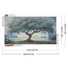 Arbre de r&ecirc;ve-perceuse ronde peinture diamant-70*40cm (grande taille)