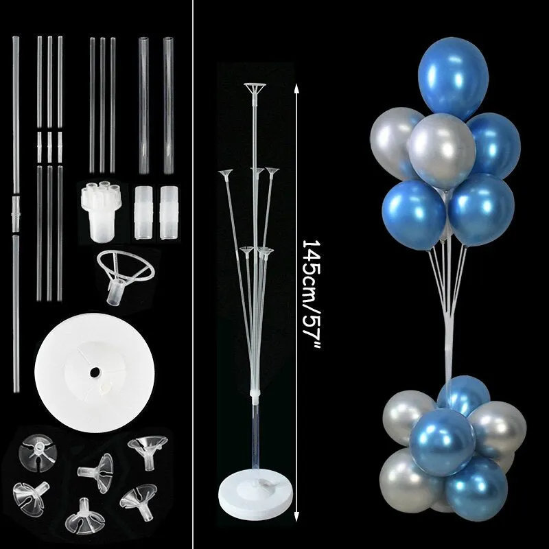 7/11Tubes Balloons Stand Holder Column Confetti Balloons Happy Birthday Air Ballon Kids Baby Shower Wedding Party Decorations