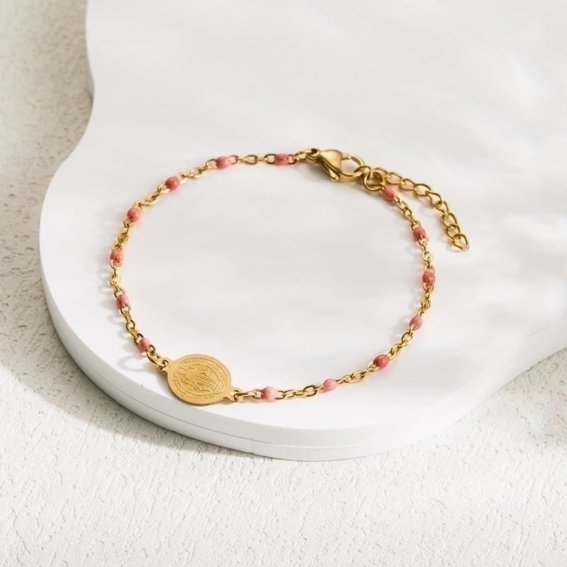 3 Pieces Ethnic Style Virgin Mary 304 Stainless Steel Stainless Steel Bracelets In Bulk