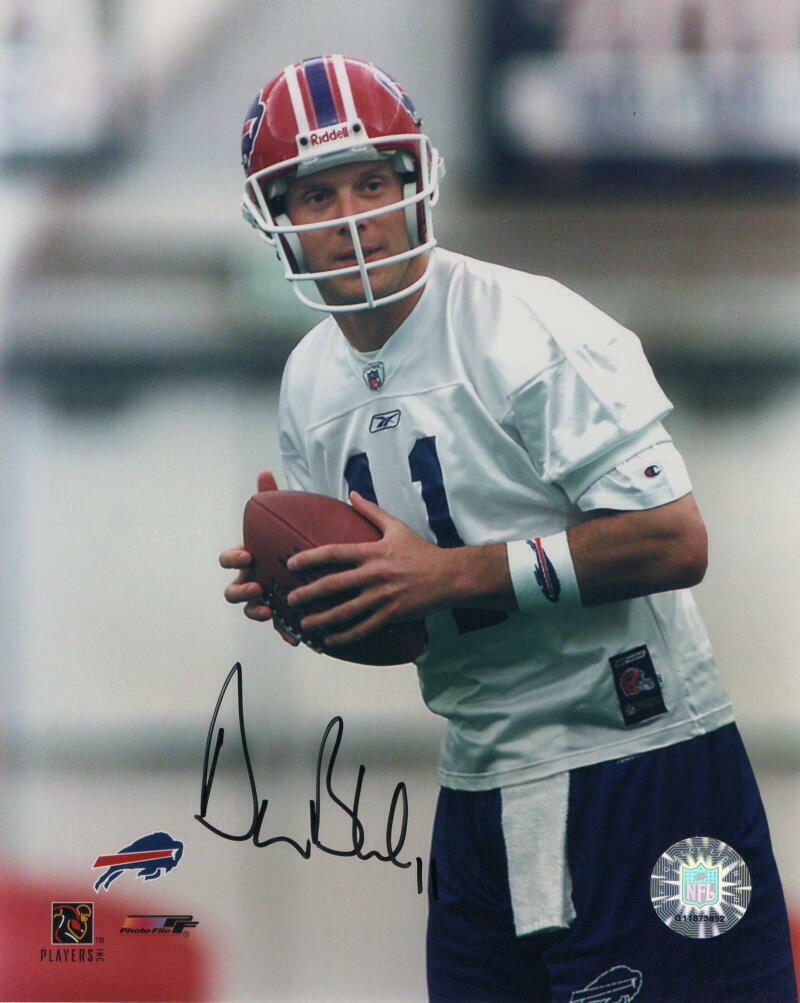 DREW BLEDSOE SIGNED AUTOGRAPH 8x10 Photo Poster painting - WASHINGTON STATE NEW ENGLAND PATRIOTS