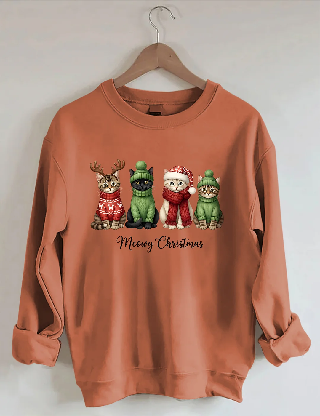 Meowy Christmas Sweatshirt