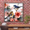 Flowers Birds  - Full Round Diamond Painting