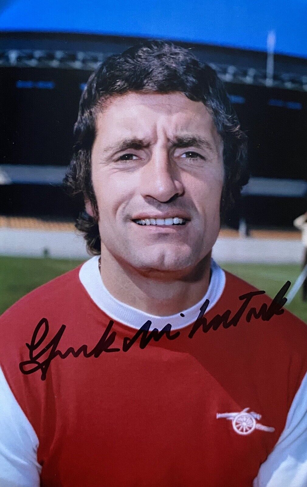 Frank McLintock Genuine Hand Signed Arsenal 6X4 Photo Poster painting 4