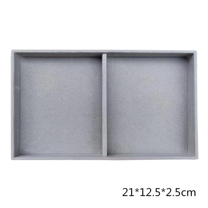 1 Piece Velvet Minimalist Classic Style Solid Color Jewelry Boxes