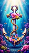 Luxury AB Velvet Diamond Painting Kit - Anchor
