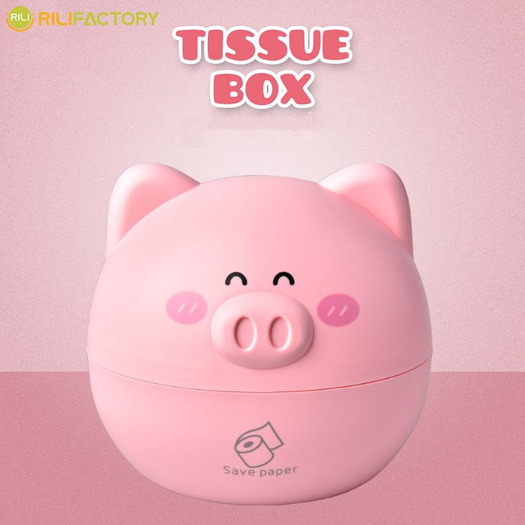 Nordic Piggy Tissue Box Rilifactory