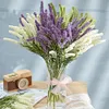 Artificial Lavender Flower Sage Bunch Home Garden Event Catering Table Decor