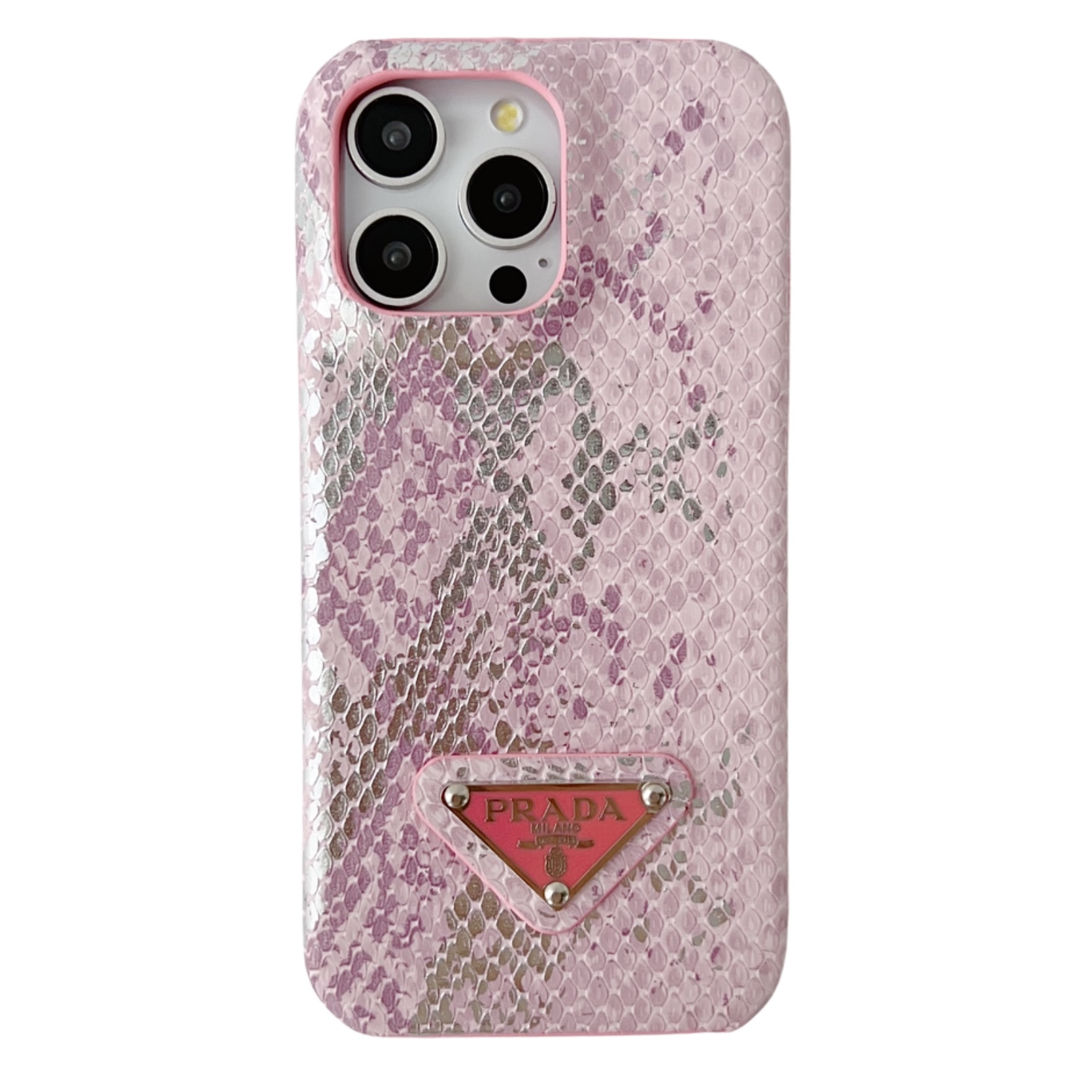 Prada Luxury Python PU Leather Apple iPhone and Samsung Galaxy Phone Case