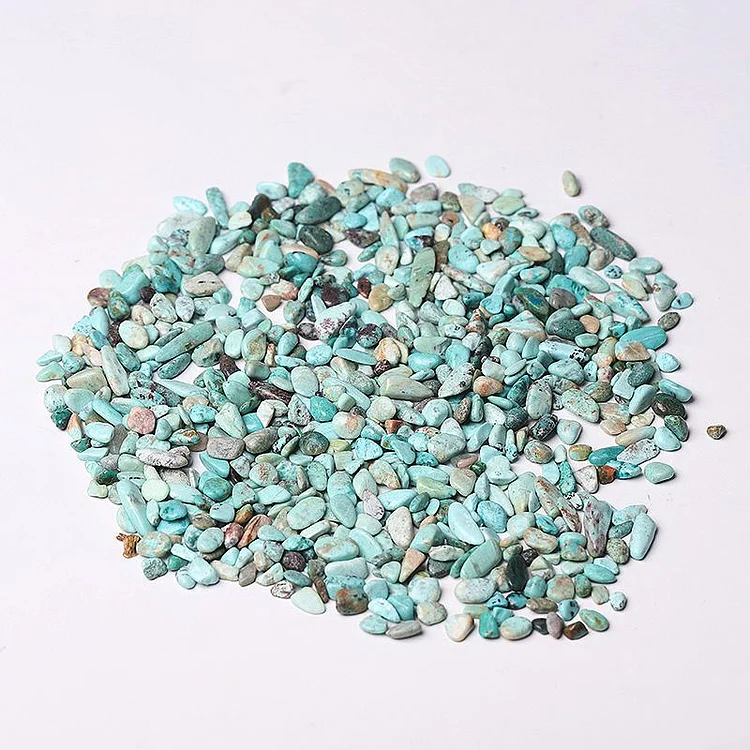 0.1kg 5-7mm Natural Turquoise Chips for Decoration