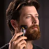 Titanium Rechargeable Shaver For Trimming, Sideburns, Shaving And Grooming Beard And Body