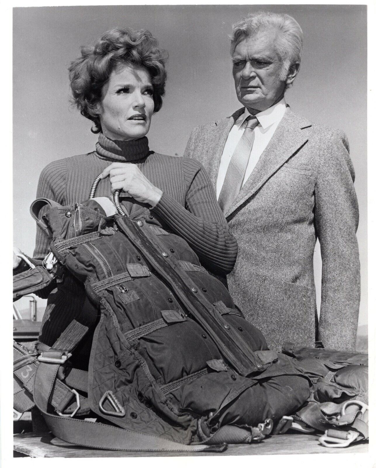 PIPPA SCOTT BUDDY EBSEN BARNABY JONES Vintage 8x10 Promo Press News Photo Poster painting 1973