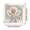 Kurzhaariger Engel speziell geformter 5D DIY Teilbohrer Diamant-Kunstset 30x30cm