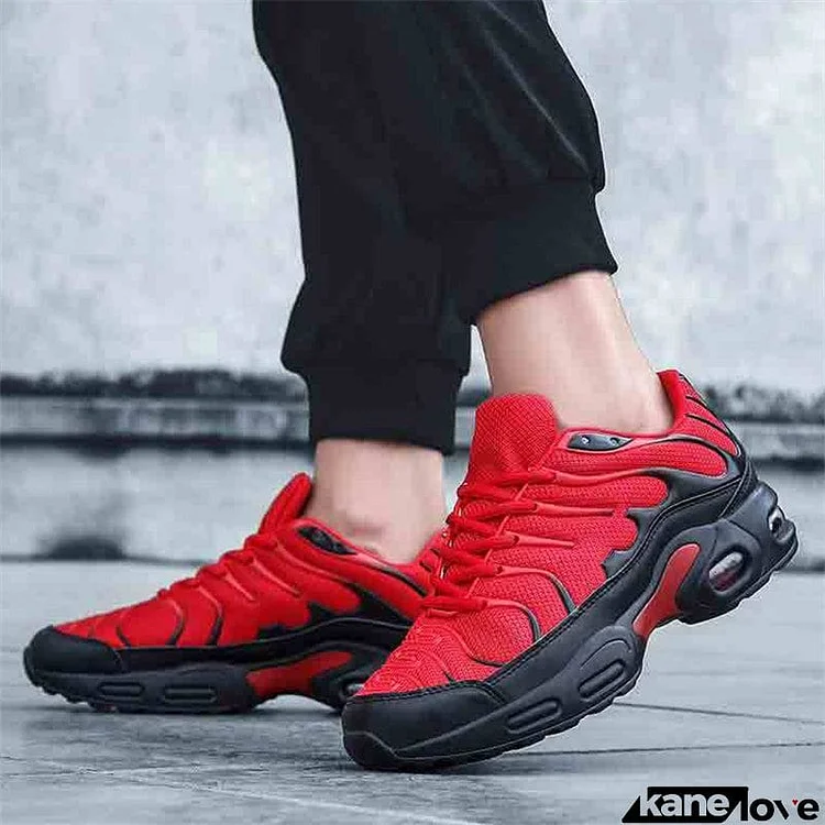 Trendy Male Skidproof  Air-cushioned Running Gym Sneakers