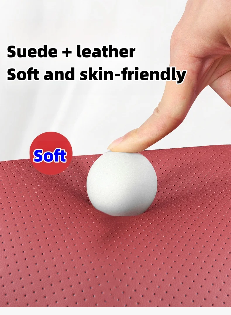 Car high-end leather pillow quilt (customized car LOGO style)