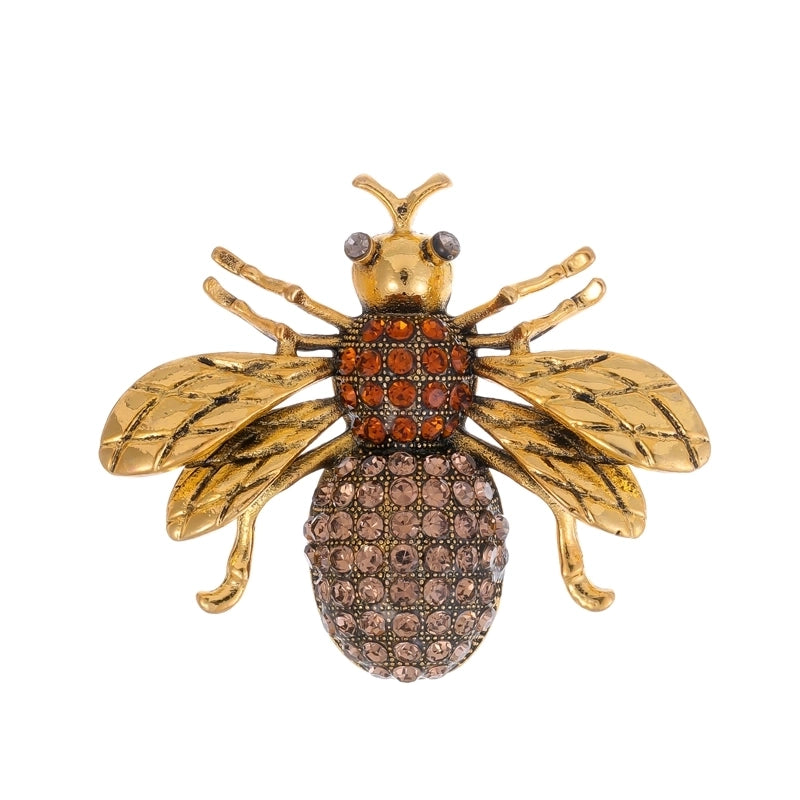 Casual Minimalist Human Animal Cello Alloy Inlay Rhinestones Unisex Brooches