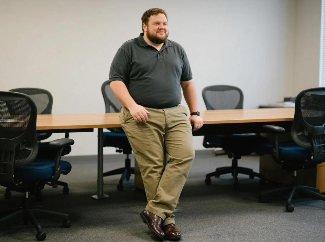 business causal polo shirts for big men
