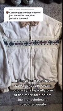 Aztec patchwork tribal style vintage work jacket