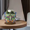 Vase Papillon En Bois-Ornement De Bricolage