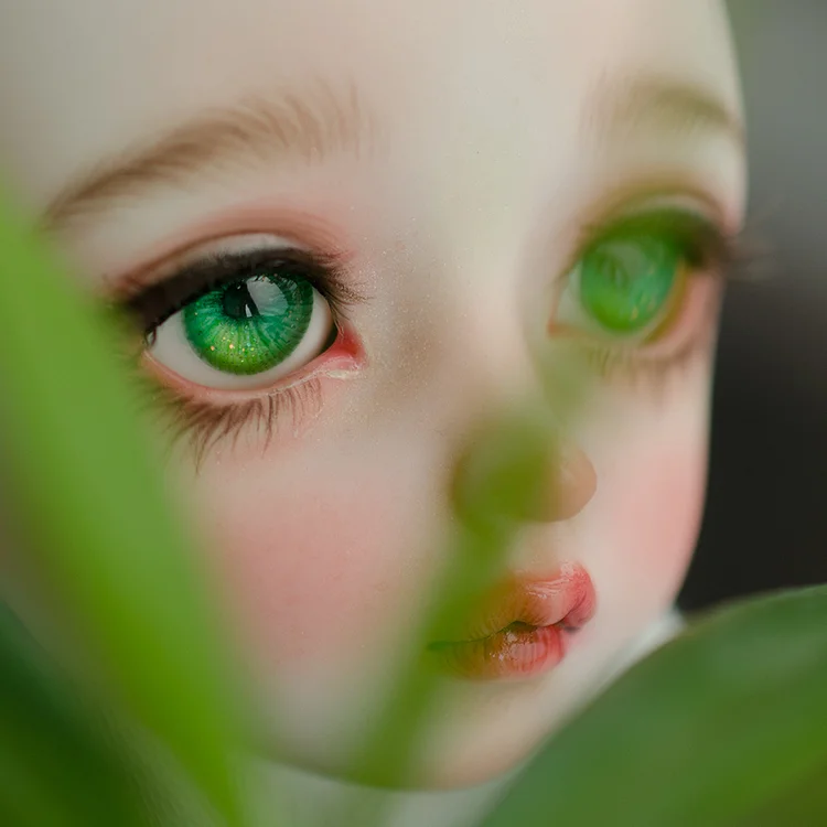 14/6 mm Doll eyes (1/3 scale) - 'Jelly beans' – Nakana Workshop