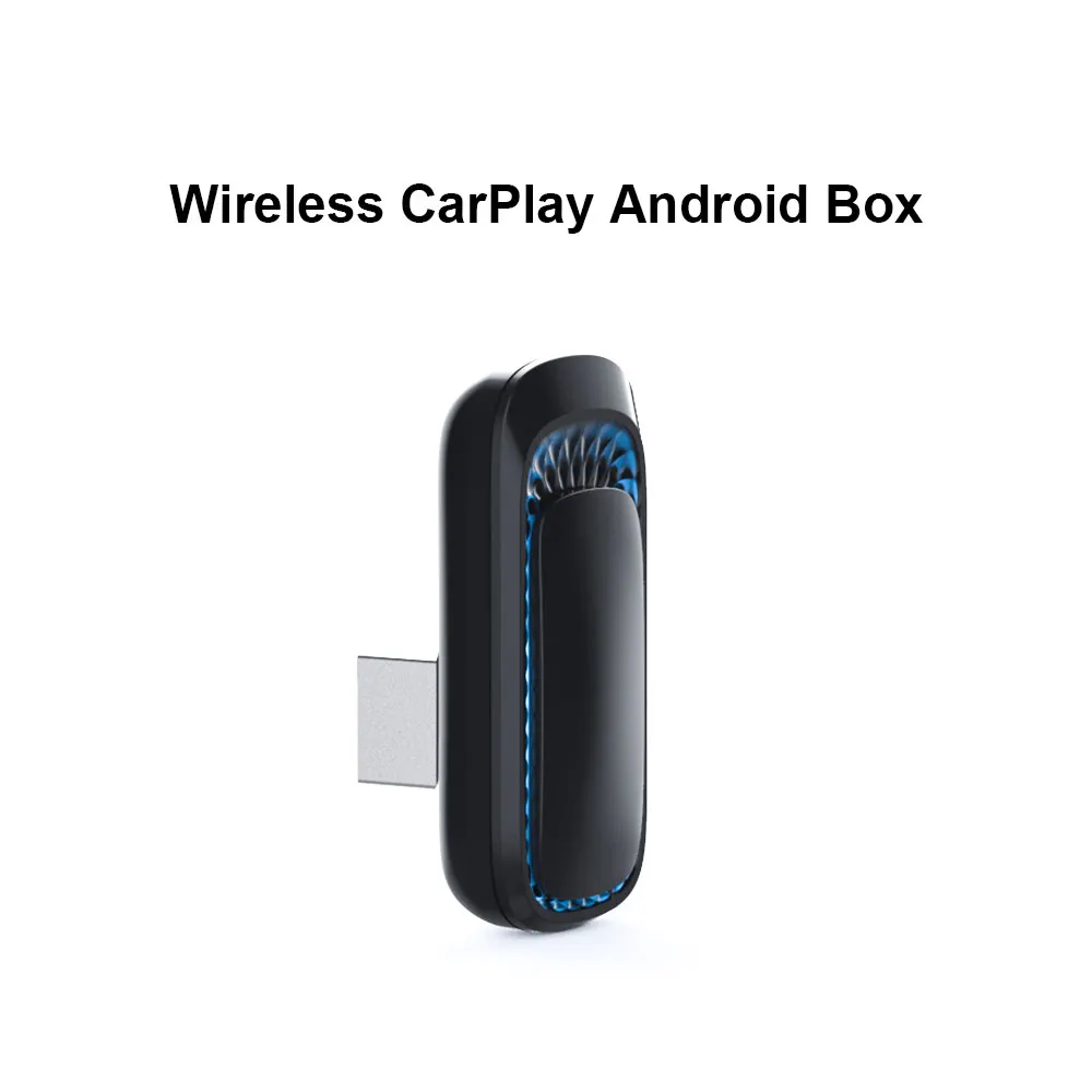 Mini Apple CarPlay Wireless Adapter Car Play Dongle Bluetooth WiFi Fast Connect Plug and Play f&uuml;r OEM Auto mit Wired CarPlay