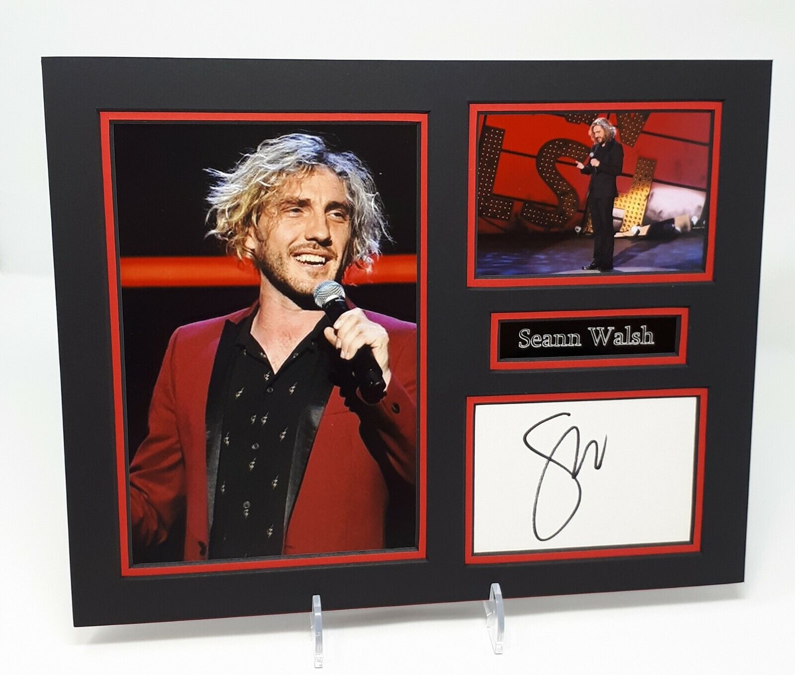 Seann WALSH Signed Mounted Photo Poster painting Display AFTAL COA Stand Up Comedian