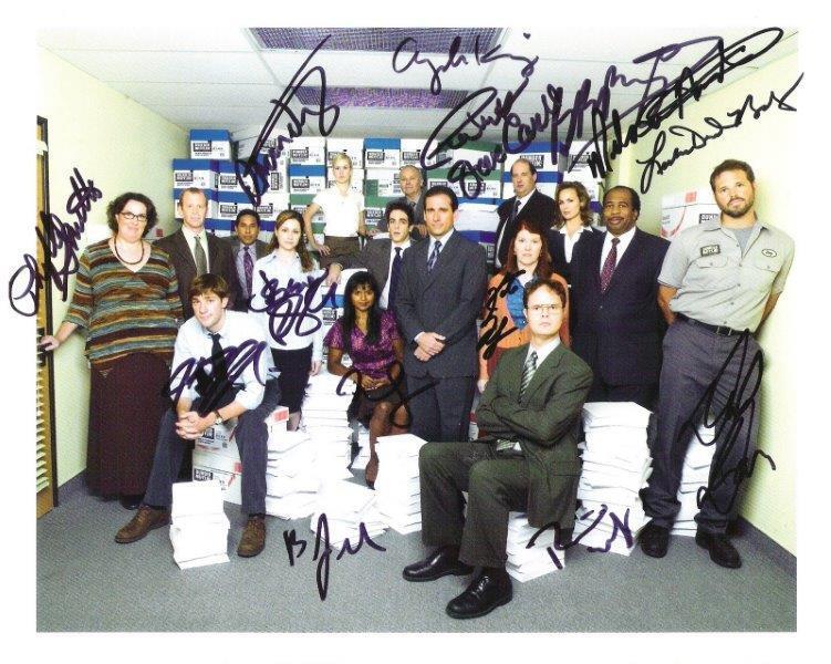 REPRINT - THE OFFICE Cast Steve Carell Autographed Signed 8 x 10 Photo Poster painting Poster RP