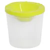 Spill Proof Paint Cups with Colored Lids Paint Brush Cleaner Cup Reusable for Artist Watercolor Painting Art Crafts Supplies (1Pcs Yellow)