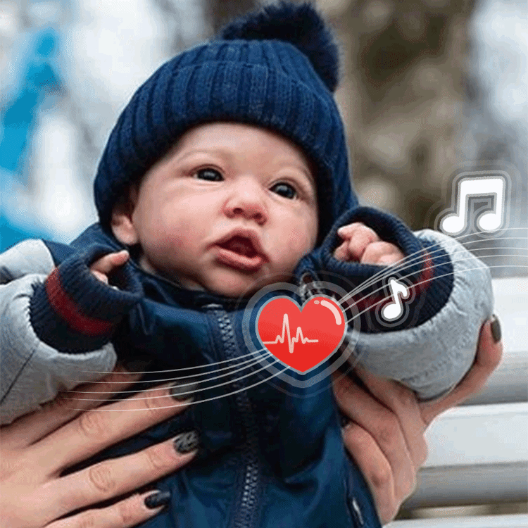  [Heartbeat💖 & Sound🔊]20'' Lifelike Touch So Real Rita Truly Reborn Toddler Silicone Baby Doll Boy, Best Gifts For You Loved Ones - Reborndollsshop®-Reborndollsshop®