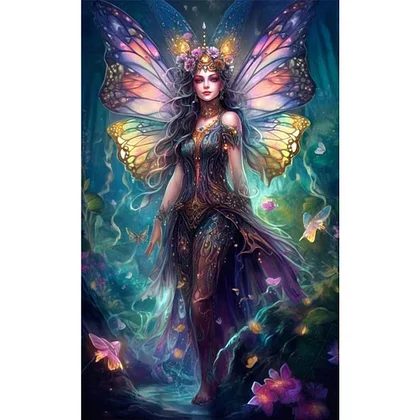 Art, Diamond Art Butterfly Queen