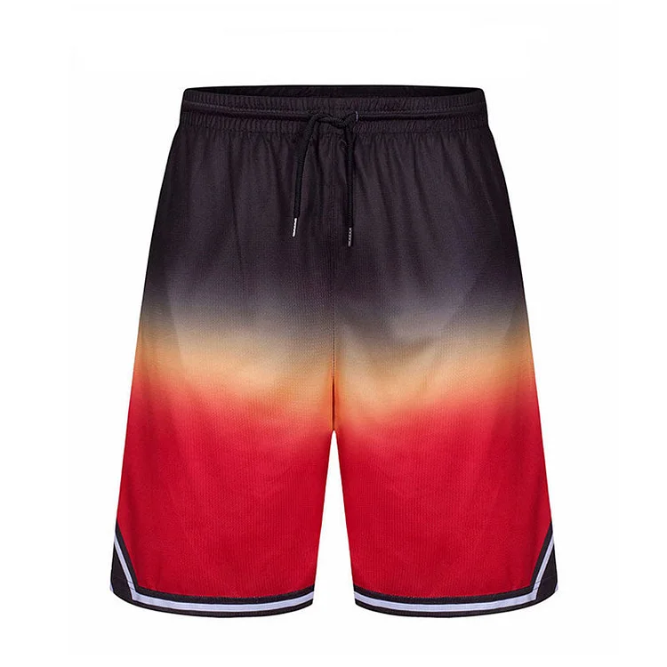 jogging shorts for men Slim Fit Muscle Gym Men Shorts Summer Shorts Men Muscle Workout Brothers Sport Running Training Gradient Breathable Shorts