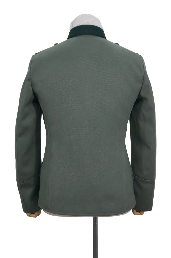   Wehrmacht Austrian Officer Field Grey Gabardine Service Tunic Jacket II 6 buttons German-Uniform