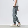 Gioiacombo&trade; Pantaloni harem da uomo in lino stile casual
