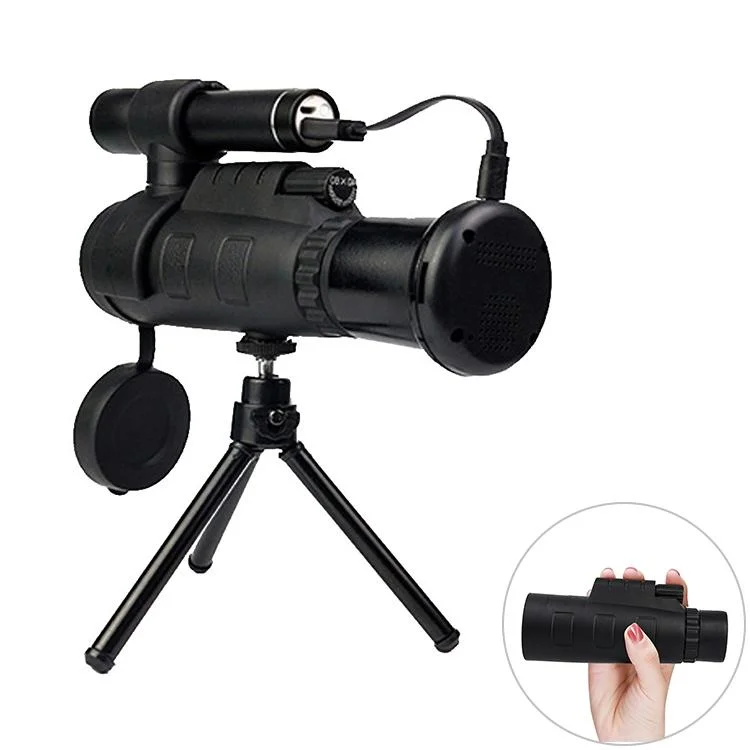 12X Portable High Definition Infrared Night Vision Monocular Telescope, Support Phone Photography / Video