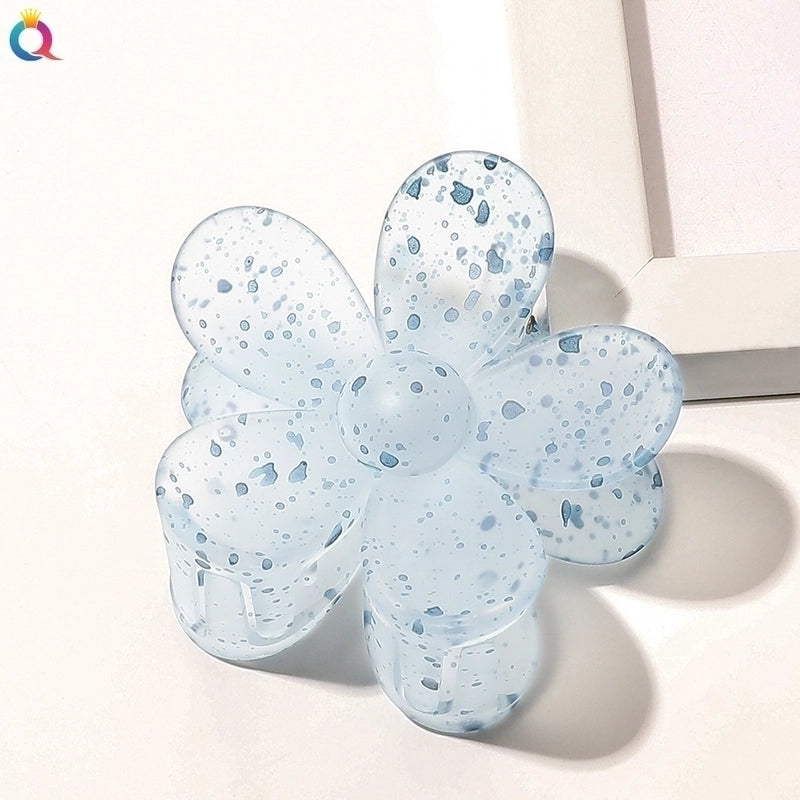 Women’s Fashion Flower Plastic Handmade Hair Claws