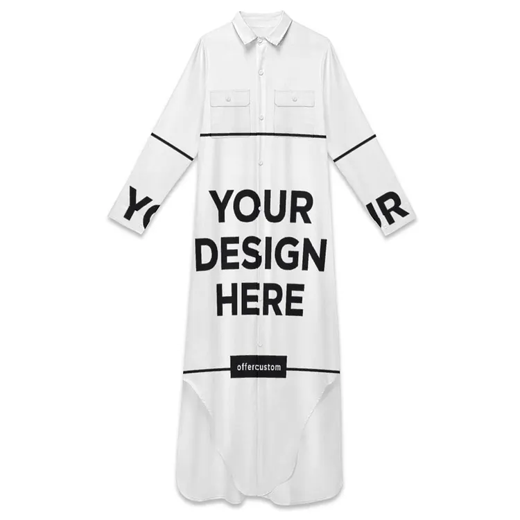 Personalized Design Shirt Long Dress B9S