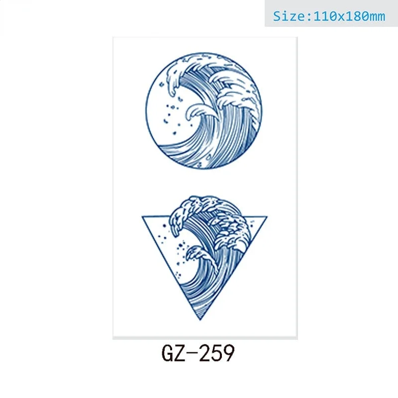 Juice tattoo stickers Net celebrity tattoo stickers lasts 15 days Herbal semi-permanent tattoo stickers