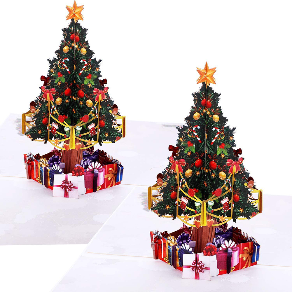 

Christmas Tree - 3D Pop Up Card - Paper Craft, 501 Original