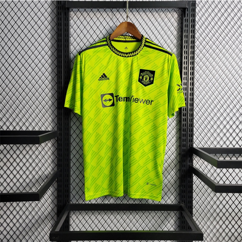 2022/2023 Football Shirt Manchester United Third Away Green