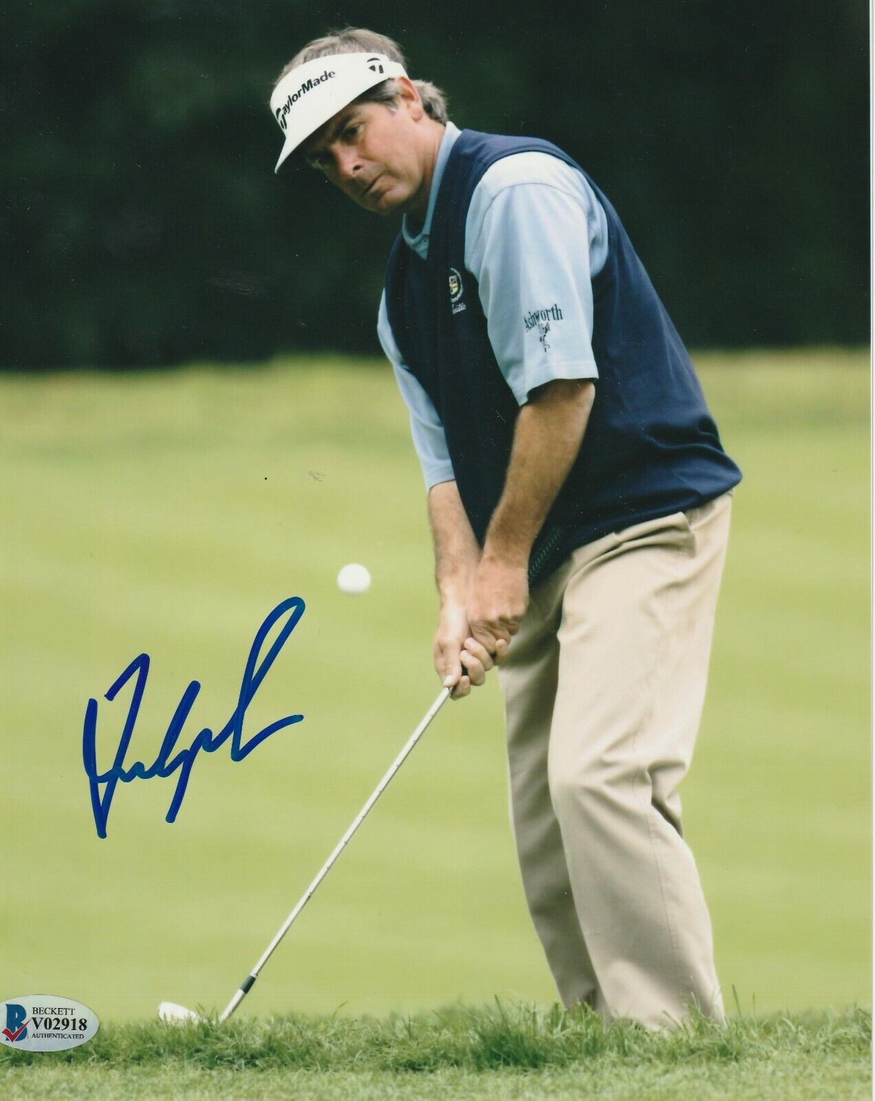 FRED COUPLES Signed 8x10 Photo Poster painting with Beckett COA